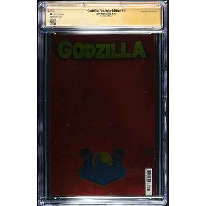 Godzilla: Facsimile Edition #1 - CGC 9.8 - Signed Josh Lyman