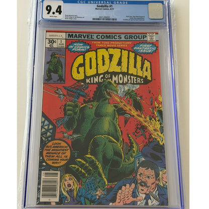 Godzilla #1 9.4 CGC Universal Grade