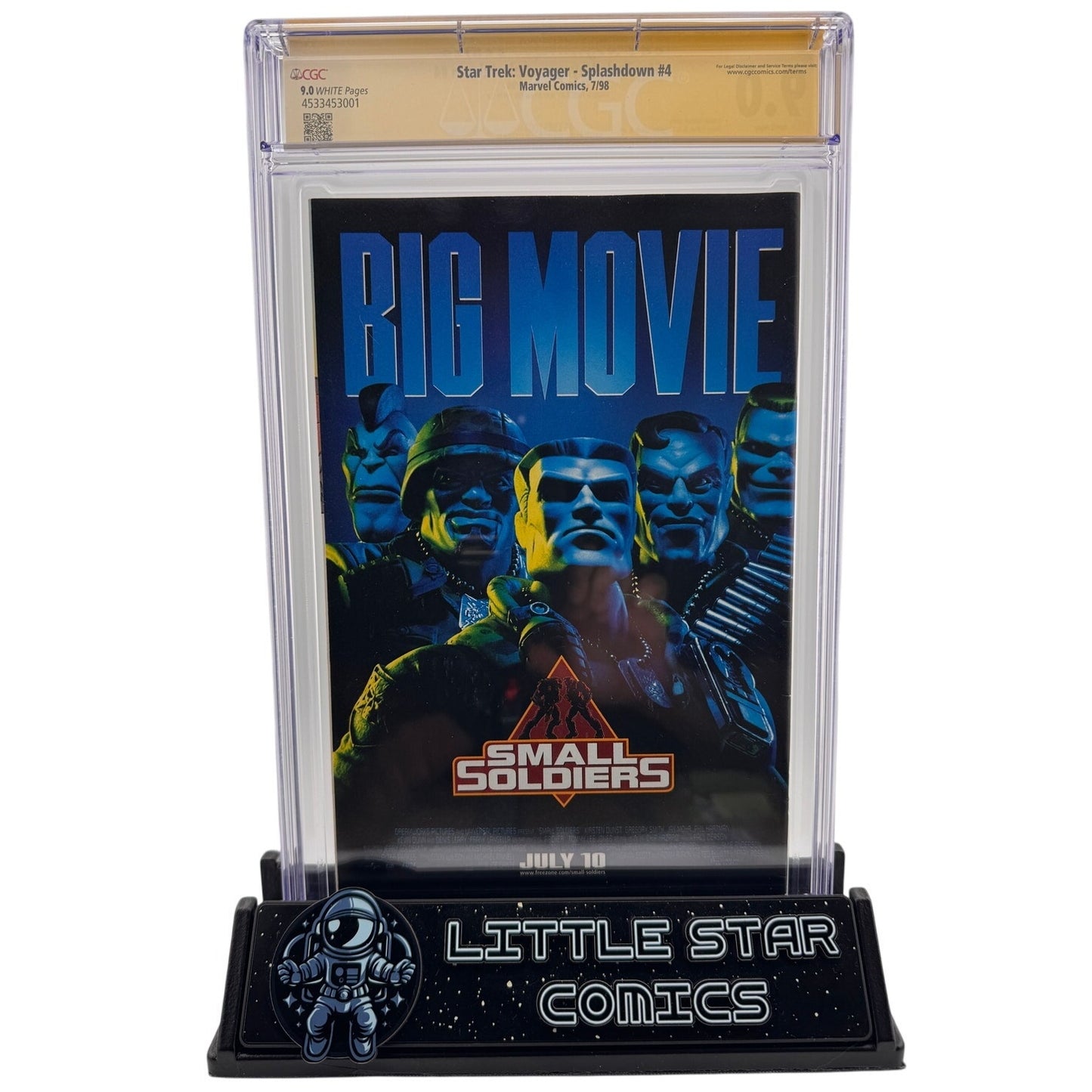Star Trek Voyager Splashdown #4 CGC SS 9.0 - Double Signed by Jeri Ryan