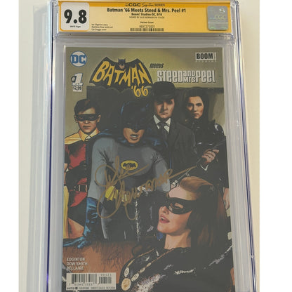 Batman '66 Meets Steed & Mrs. Peel #1 9.8 CGC S.S JULIE NEWMAR