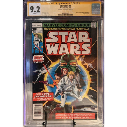 Star Wars 1 CGC 9.2 Signed Mark Hamil
