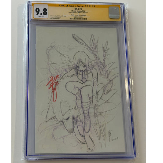 NYX #1  9.8  CGC S.S. PEACH MOMOKO Trinity Comics Sketch Editions
