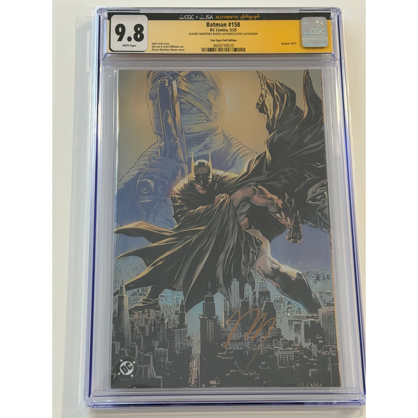 Batman #158  9.8 CGCxJSA ALVARO MARTINEZ BUENO