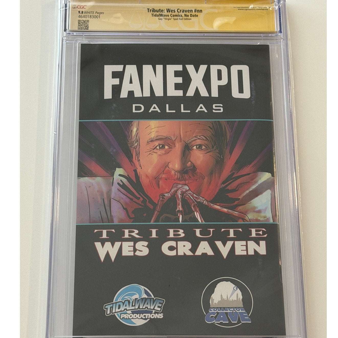 Tribute: Wes Craven #nn 9.8 CGC S.S. RAYMOND G. & "FREDDY KRUEGER" by ROBERT E.