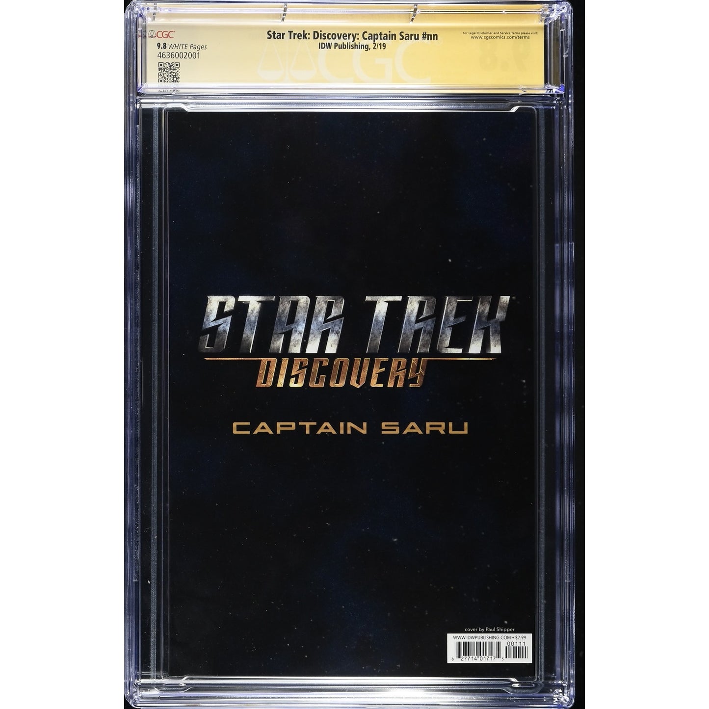 Star Trek: Discovery: Captain Saru #nn (2019) - CGC 9.8 SS - Signed