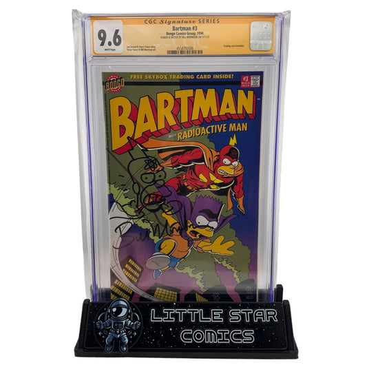 Bartman #3 CGC SS 9.6 - Signed & Sketched by Bill Morrison