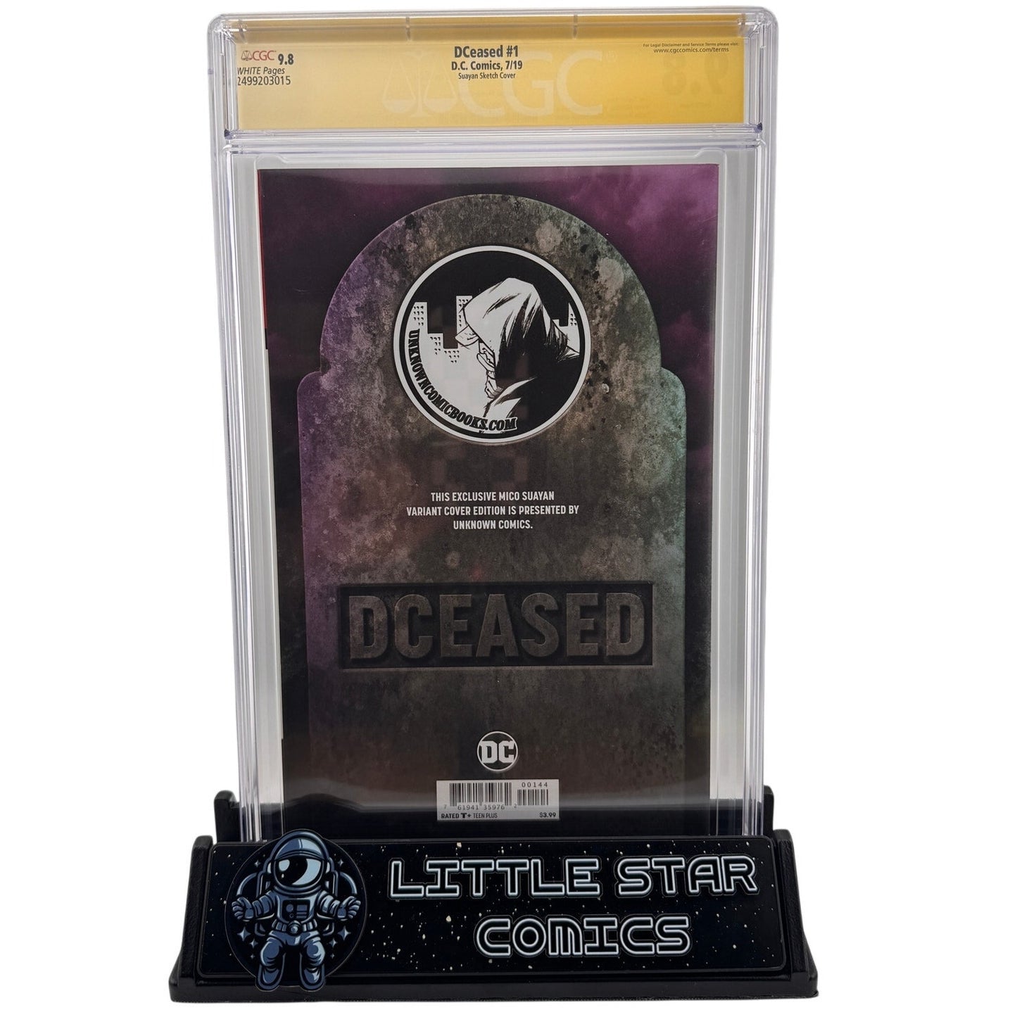 DCeased #1 – CGC 9.8 – Signed by Mico Suayan & Tom Taylor