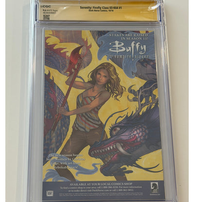 Serenity: Firefly Class 03-K64 #1 9.6 CGC S.S. NATHAN FILLION
