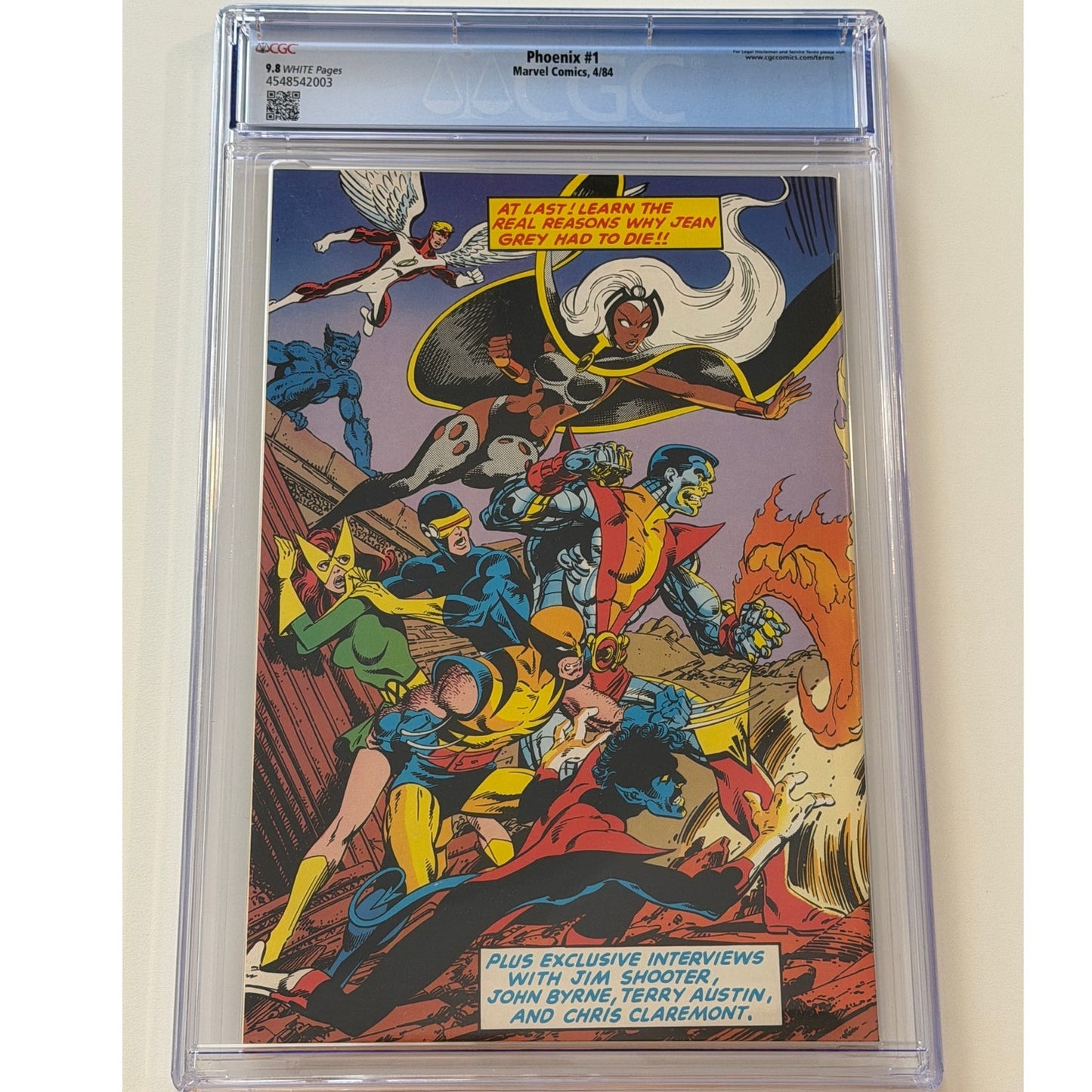 Phoenix #1 9.8 CGC Universal Grade Wraparound Cover