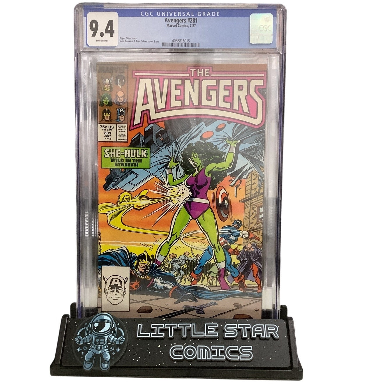 Avengers #281 CGC 9.8 - Buscema & Palmer Cover