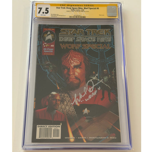 Star Trek: Deep Space Nine, Worf Special #0 7.5 CGC S.S. "WORF" by MICHAEL DORN