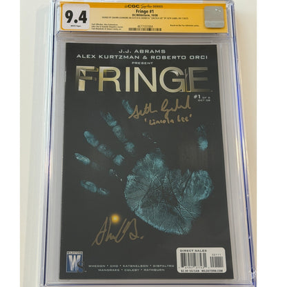 Fringe #1 9.4 CGC S.S. SHAWN ASHMORE & "LINCOLN LEE" by SETH GABEL