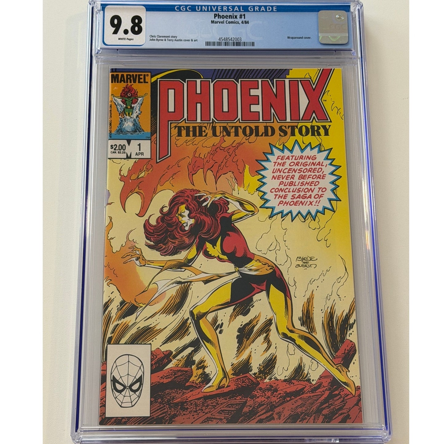 Phoenix #1 9.8 CGC Universal Grade Wraparound Cover