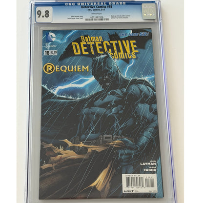 Detective Comics #18  9.8  CGC Universal Grade