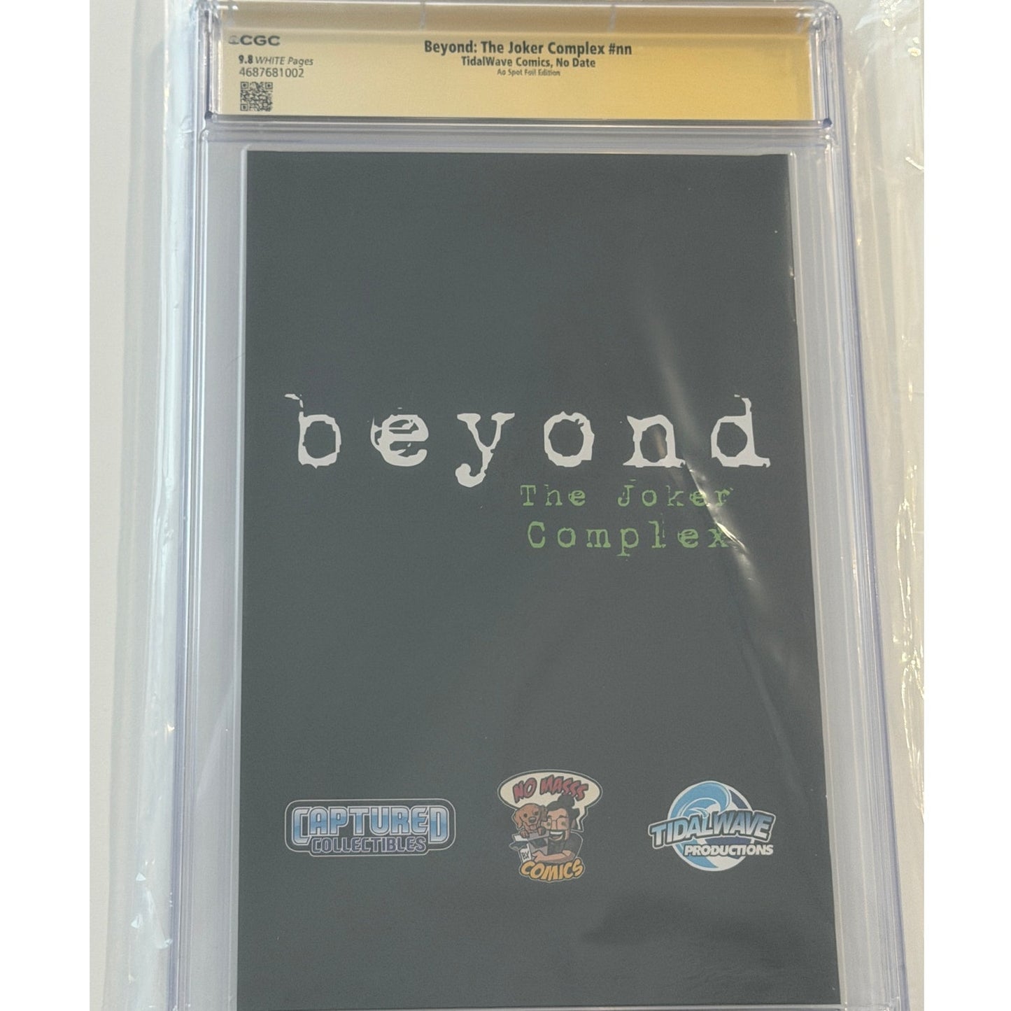 Beyond: The Joker Complex #nn 9.8 CGC S.S. David Howard Thornton Ao Spot Foil
