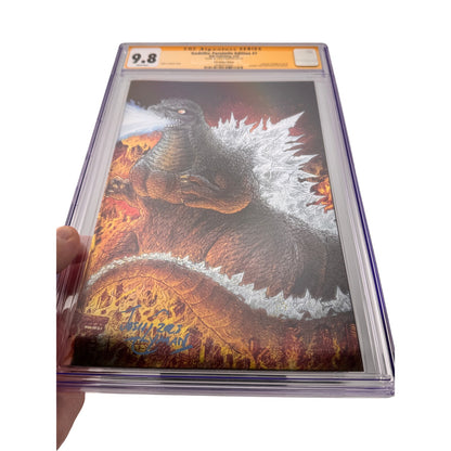 Godzilla: Facsimile Edition #1 – CGC SS 9.8 – Signed by Josh Lyman