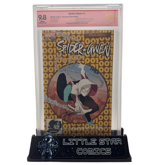 Spider-Gwen #1 Phantom Encore – CBCS 9.8 – Signed by McKelvie & Latour
