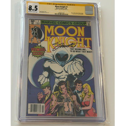 Moon Knight #1 8.5 CGC S.S. JIM SHOOTER 1st appearance of Raoul Bushman