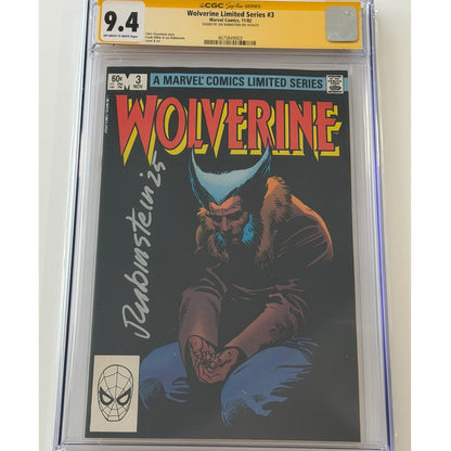 Wolverine Limited Series #3 9.4 CGC S.S. JOE RUBINSTEIN