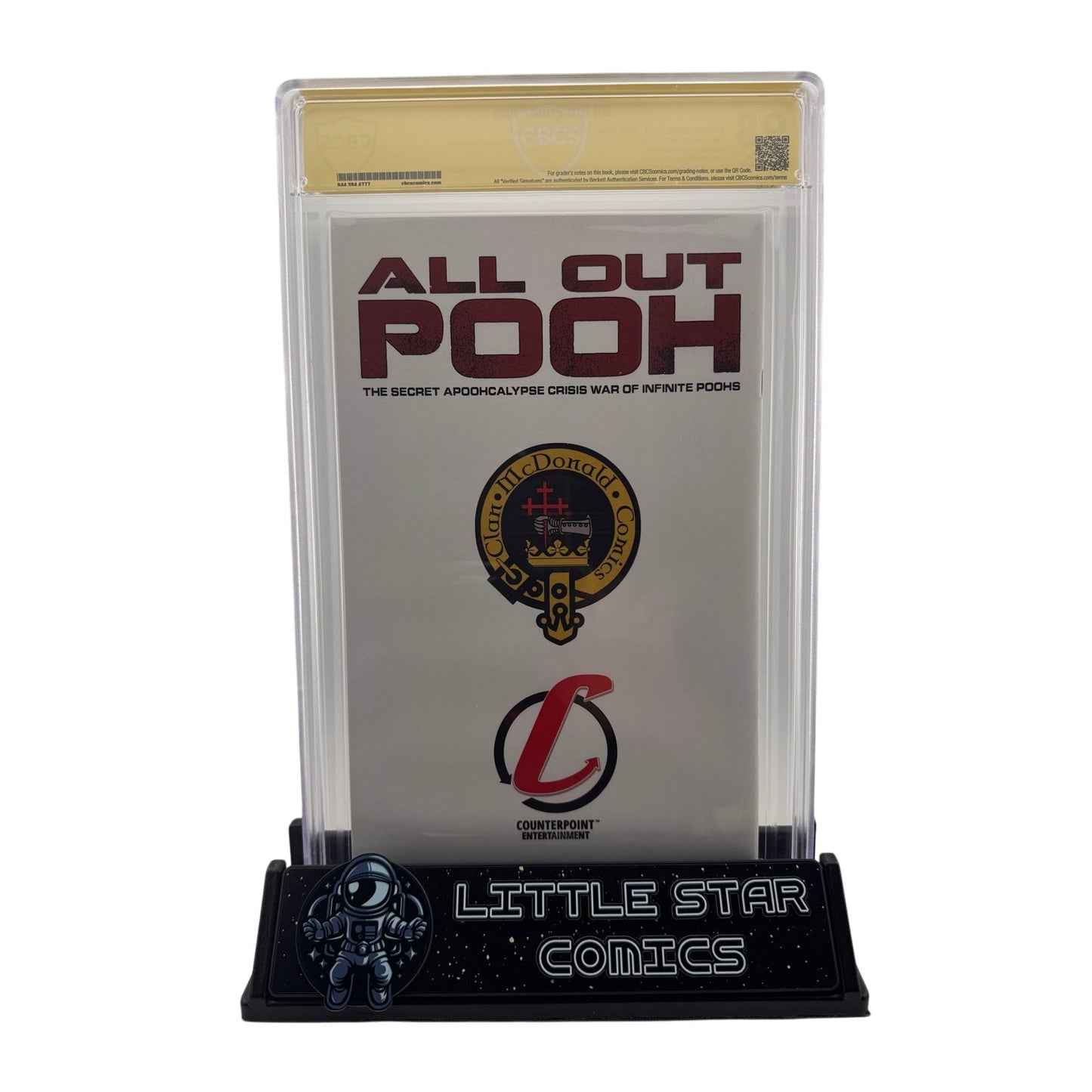 All Out Pooh? #nn CBCS 9.8 - Signed by Perez, Forney & Mychaels - Metal Variant