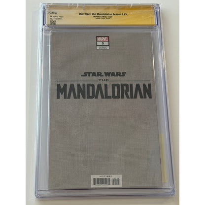 Star Wars: The Mandalorian Season 2 #5 9.8 CGC S.S. ROSARIO DAWSON Rahzzah
