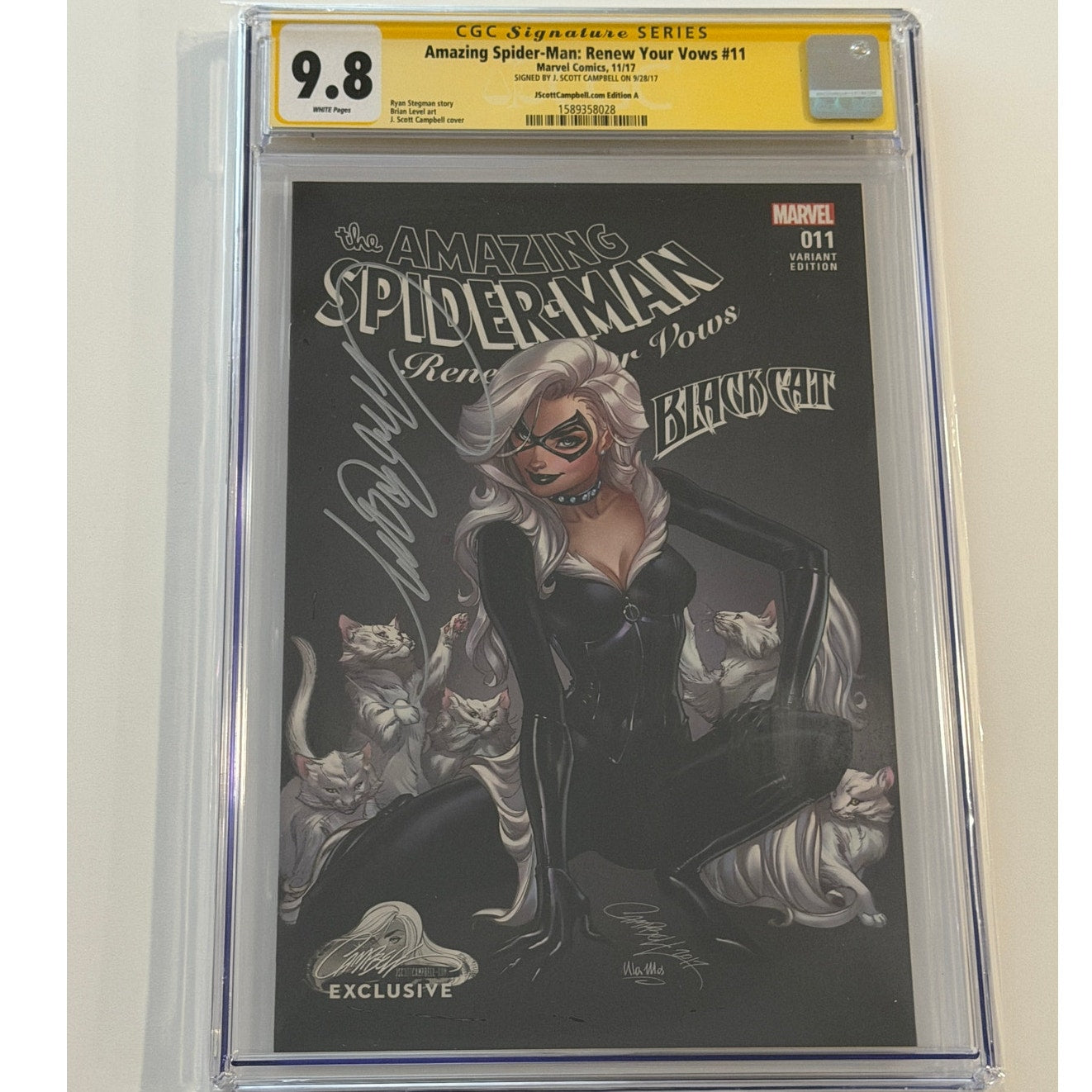 Amazing Spider-Man: Renew Your Vows #11 9.8 CGC S.S. J. SCOTT CAMPBELL
